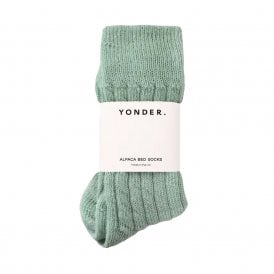 Alpaca Bed Socks - Sage