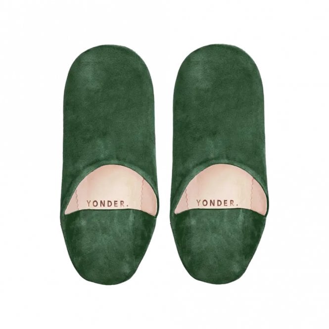 Yonder Fern Suede Cocoon Slippers