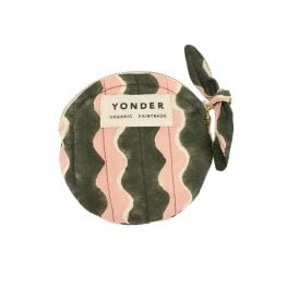 Fern Whirly Quilted Coin Purse