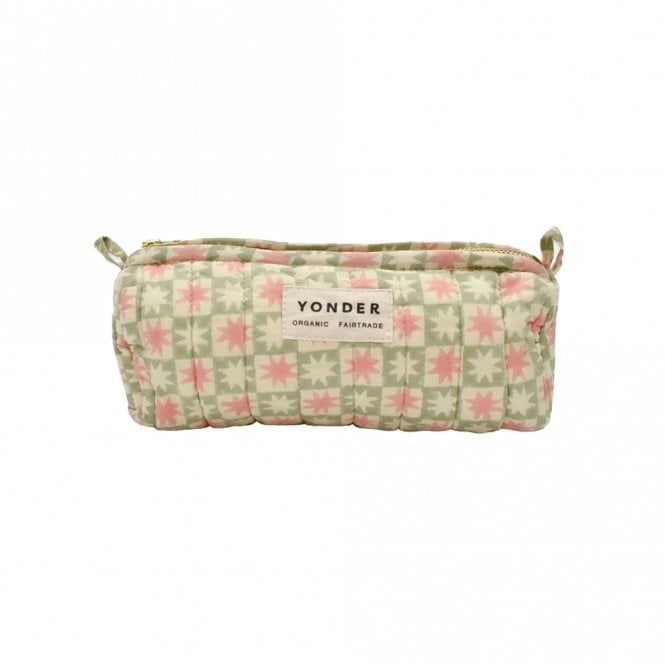 Yonder Pinwheel Peppermint Quilted Barrel Case