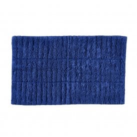Indigo Blue Tiles Bath Mat
