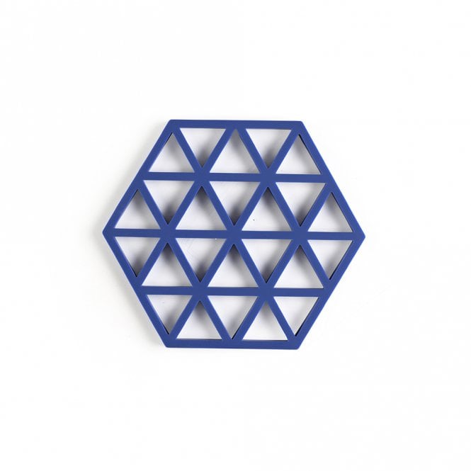 Zone Denmark Indigo Triangles Silicone Trivet
